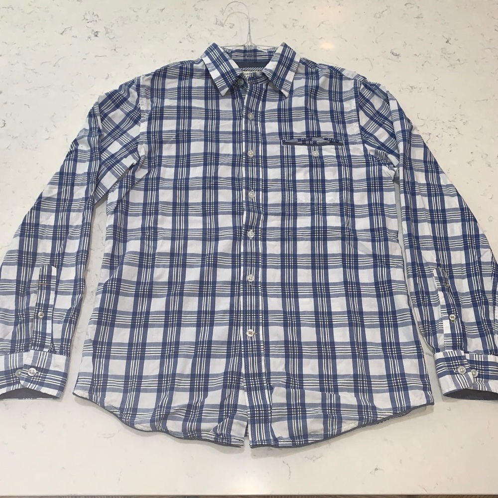 3/$23... Club Room Plaid Slim Fit Button Down